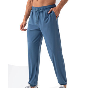 Premium Smooth Motion Wear Fitness <b>Trousers</b> with <b>drawstring</b> Closure Breathable Exercise Daily Comfort Fit - Product Image 1