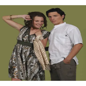 Vestido informal de verano elegante y versátil Mini vestido de cintura imperio con estampado bohemio con bufanda para su horario ocupado - Product Image 1