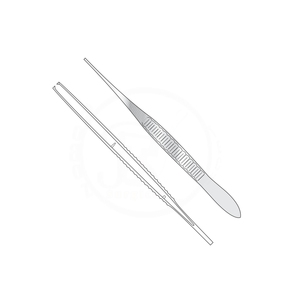 Pinzas de disección modificadas McIndoe HC-CL-181 de 152 mm de largo y punta de 1 mm, modificadas para disección fina y precisa, quirúrgicas y dentales - Product Image 3