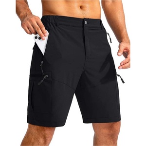 Men's <b>Lightweight</b> Quick Dry Hiking <b>Cargo</b> <b>Shorts</b> Stretch Tactical Outdoor Zip Pocket <b>Shorts</b> - Product Image 2