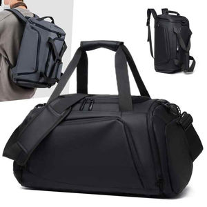 Sac à dos de sport et de voyage avec fermeture éclair et compartiment à chaussures pour hommes et femmes, sac de sport décontracté - Product Image 1