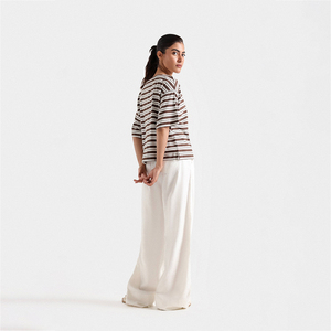 Wholesale 2026 New Women's Trousers Work <b>Pants</b> Casual Breathable Eco-Friendly Elastic Waistline Side Pocket Customizable OEM - Product Image 4