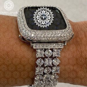 Montre de luxe pour homme Charm Jewells en acier inoxydable, cadran 40 mm, lunette sertie de diamants, mouvement mécanique analogique, date automatique, étanche 10 bars - Product Image 1