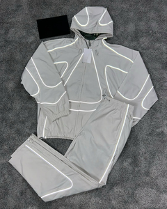 Vêtements d'entraînement, coupe-vent, survêtement, uni, hiver, écologique, respirant, logo personnalisé, ensemble de jogging - Product Image 6