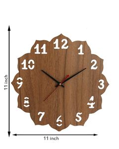 Premium Natural Wooden <b>Clock</b> Affordable Stylish <b>Wall</b> <b>Clock</b> for Living Room <b>Bedroom</b> Office By M/S SHAAD HANDICRAFTS - Product Image 5