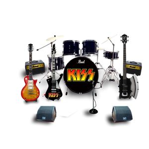 Miniatura Musical, Set de Decoración Modelo Kiss - Product Image 1
