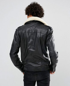 Veste en cuir d'agneau respirant pour homme Veste Parka en cuir d'agneau véritable de qualité supérieure Veste pour homme - Product Image 2