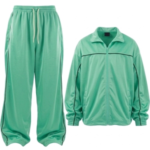 Chándal Deportivo Unisex con Cordón Ajustable, Personalizado con Logotipo, de Poliéster/Algodón Sólido, Informal, Transpirable, Cortavientos, de Peso Medio, para Invierno - Product Image 1