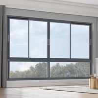 Ventanas Fijas Modernas de Aleación de Aluminio con Vidrio Templado para Oficinas y Espacios Comerciales - Alta Transparencia y Fácil Mantenimiento
