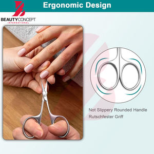 Tijeras para Cutículas de Acero Inoxidable Multiusos de Alta Calidad, Hechas a Medida, con Punta Extra Fina, para el Cuidado de la Belleza Femenina - Product Image 4