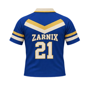 Ensemble de maillot et short de football unisexe, col polo, sublimation Chevron, respirant, anti-transpiration, écologique, séchage rapide, personnalisable - Product Image 4