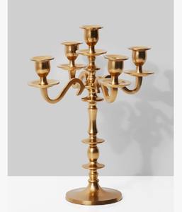 Candélabre de table en aluminium de luxe, élégant porte-bougie décoratif pour la décoration intérieure au meilleur prix - Product Image 6