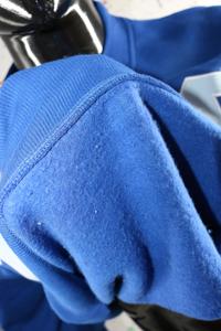 Sweat à capuche d'hiver pour homme 100% Coton Bleu ciel Style urbain vintage Fermeture éclair Coupe classique Respirant Séchage rapide Fils fins Lavé - Product Image 6