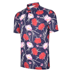Nuevas llegadas de los hombres de secado rápido Cool Max Anti-UV Golf para Polos logotipo personalizado de punto con impresión digital precio de fábrica - Product Image 1
