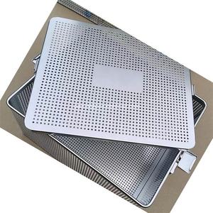Surgical Stainless Steel Sterilization Basket Autoclave Sterilization Tray Surgical Instruments <b>Box</b> - Product Image 2