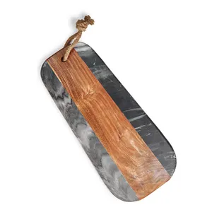 Tablas de Cortar de Madera Esmaltada con Diseño Fractal Único y Personalizado, Atractivas y de Venta Caliente para Verduras y Frutas - Product Image 4