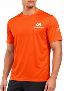 Camiseta de Manga Corta Casual para Hombre, Marca AMY, 100% Algodón, Corte Regular, Lisa, con Logotipo Personalizado al por Mayor - Product Image 6