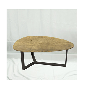 Table basse moderne en métal de luxe pour la maison, décoration intérieure - Product Image 2