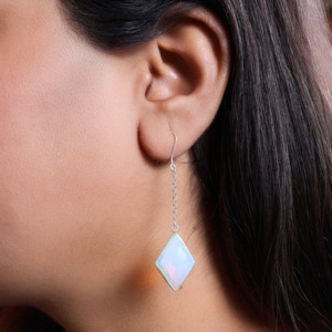 Nouvelle Arrivée 2026 Boucles d'Oreilles Pendante Rubis Bleu Designer Tendance Haute Qualité Bijoux en Argent Sterling 925 pour Femmes Filles Cadeau de Fête - Product Image 2