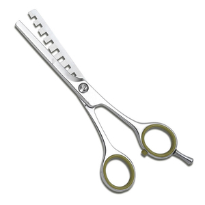 Tijeras de Entresacar Cabello con 32 Dientes, Punta de Cuchilla Afilada de Acero Inoxidable, Tijeras Profesionales para Barbería y Salón con Borde de Cuchilla - Product Image 4