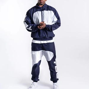 Conjunto de Chaqueta Cortavientos para Hombre con Logotipo Personalizado, Transpirable, 2 Piezas, Diseño Duradero de Última Tendencia, con Capucha para Invierno - Product Image 1