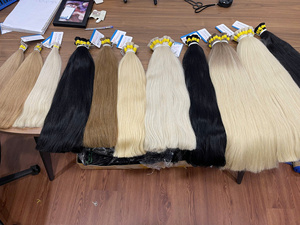 Cabello Humano Virgen Vietnamita Negro Liso de Primera Calidad, 100% Natural, de 8 a 30 Pulgadas, Doble Trama, Envío Rápido a Todo el Mundo - Product Image 3