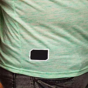 T-shirt unisexe personnalisable blanc 100% coton uni décontracté surdimensionné - Product Image 3