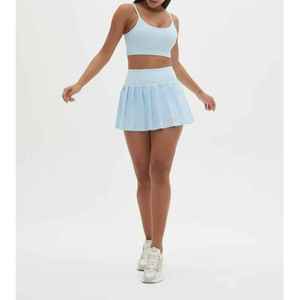 Uniforme de Tenis para Torneo, Falda Deportiva con Pantalones Cortos Integrados, Sensación Suave y Flexible, para Entrenamiento y Rendimiento en la Cancha - Product Image 4