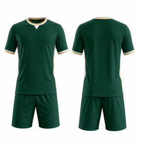 New Arrival Design Slim Fit Lightweight Breathable Short Sleeve <b>Soccer</b> Uniforms for Adults Custom Uniforms for Adults All Season - Product Image 3