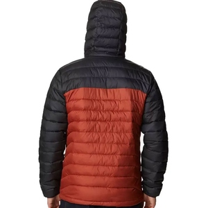 <b>Men</b> Premium Stylish Winter Puffer <b>Jacket</b> 100% Nylon Hooded Collar Front Warm Filling Camouflage Patchwork Outerwear - Product Image 2