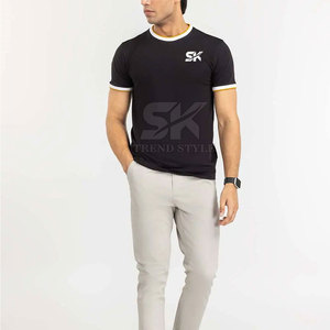 Camiseta para hombre para caminar en el gimnasio y actividades al aire libre, tela suave al tacto con diseño de cuello redondo para comodidad diaria y uso informal - Product Image 2