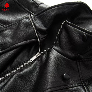 แจ็คเก็ตหนังผ้าเนื้อนุ่มสบาย ซิปปิดแบบสั่งทำพิเศษ ดีไซน์โดย Ryan Pro Gear พร้อมโลโก้สั่งทำพิเศษ สวมใส่สบายๆ - Product Image 1