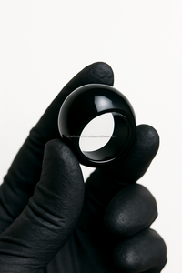 Anillo de Cuerno de Búfalo Moderno, Banda Pulida Natural Hecha a Mano, Joyería Minimalista y Ética - Product Image 3