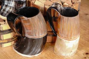 Tazas de Cuerno para Beber Hechas con Cuerno de Búfalo Natural de Calidad, Estilo Ecológico y Amigable con los Animales, Utensilios de Cocina para el Hogar y Restaurantes, Calidad Superior - Product Image 4