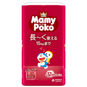 Pañales Desechables de Algodón de Alta Calidad para Bebé, Suaves y Transpirables, Todos los Tamaños Disponibles, Oferta a Bajo Precio, Mamypoko Doraemon Pants L 42 - Product Image 1