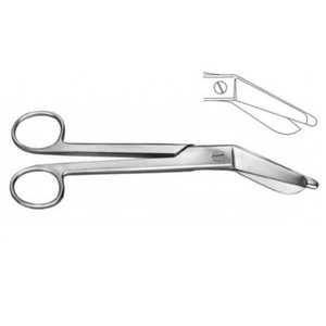 Tijeras Dentales de Acero Inoxidable, Semimanuales, Doble Curvatura, 115 mm, con Estándar de Seguridad, Diseño OEM - Product Image 2