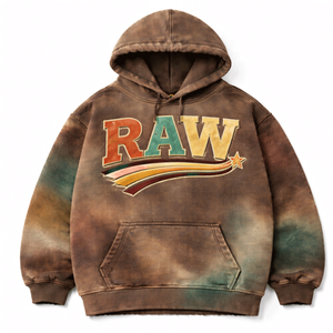 Sudadera con capucha oversize para hombre, estilo streetwear, de algodón grueso, con lavado ácido, estilo vintage, resistente, cálida para invierno, informal, a la moda. - Product Image 5