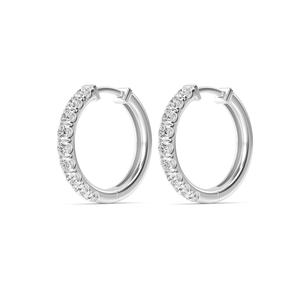 Elegantes Pendientes de Oro Amarillo de 9K con Diamantes Cultivados en Laboratorio, Corte Brillante, 1.00 Quilates en Total, Colección de Joyería Fina - Product Image 6