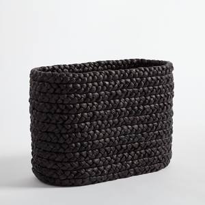 Panier en jacinthe d'eau tissé à la main, forme ovale, prix fabricant, organiseur pour la maison - Product Image 1