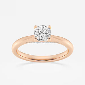 Arin/Oro de 18K/14K con diamantes naturales certificados GIA/IGI modernos, o diseños personalizados con anillos de diamantes MOQ bajos - Product Image 2