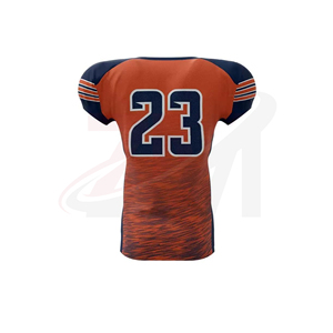 Men's Navy Blue Football <b>Pants</b> With Protective <b>Padding</b> For Adults Polyester Material Sports Wear Customized Brand Name Logo - Product Image 3