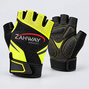 Guantes de ciclismo asequibles, tela elástica transpirable, ajuste cómodo, palma acolchada que absorbe los golpes, agarre antideslizante para ciclismo en carretera - Product Image 4