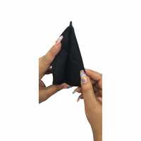 WRIZA Portefeuille fin en cuir noir de qualité supérieure avec blocage RFID, sans fermeture, porte-cartes multiples, durable, pour usage quotidien, idéal pour les voyages, tendance