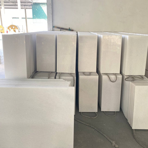 Vietnam <b>Marble</b> Polished Pure White 100% Natural <b>Marble</b> Thin Slab Waterproof Durable Eco-Friendly Modern Kitchen Villa Indoor - Product Image 1