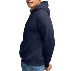 Sweat-shirt à capuche pour homme, coupe classique, coton/polyester, pull décontracté avec poche avant, vêtements d'automne, sweats à capuche pour homme en vente - Product Image 3
