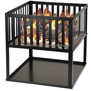 Sun and Moon Cut-Out Design Decorative Steel Fire Pit - Product Image 4