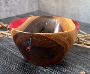 Bol en résine époxy fait main de luxe sans BPA pour centre de table, service de collations, amélioration de la décoration moderne de la maison - Product Image 4