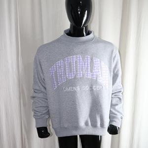 Sudadera TRUMAN con cuello simulado, 450 GSM, nombre personalizado, bordado en aplique, corte holgado, 100% algodón, felpa francesa. - Product Image 6