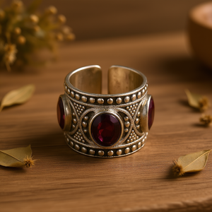 10.4 Grams <b>Garnet</b> Fashion <b>Ring</b> - Product Image 3