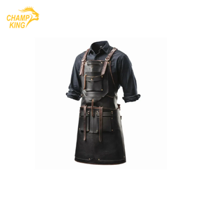 Tablier en cuir véritable de haute qualité - Uniforme professionnel pour restaurants et bars - Product Image 5